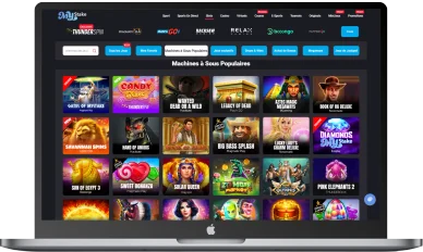 Interface du bonus Mystake Casino montrant les options de dépôt